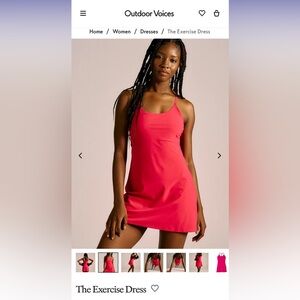 OUTDOOR VOICES - The Exercise Dress (size M)